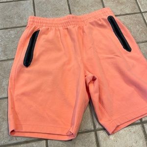 Salmon Coral running shorts